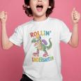 T Rex Rollin Into Kindergarten Back To School First Day Boys Graphic Kid T-Shirt T Rex Rollin Into Kindergarten Back To School First Day Boys Graphic Kid T-Shirt