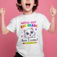 Watch Out 2nd Grade Here I Come Girls Cat Back To School Graphic Kid T-Shirt Watch Out 2nd Grade Here I Come Girls Cat Back To School Graphic Kid T-Shirt
