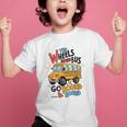 The Wheels On The Bus Toddler Kids Back To School Graphic Kid T-Shirt The Wheels On The Bus Toddler Kids Back To School Graphic Kid T-Shirt