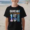 1st Grade Back To School Baseball Drip Ice Cream Game On Graphic Kid T-Shirt 1st Grade Back To School Baseball Drip Ice Cream Game On Graphic Kid T-Shirt