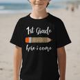 1st Grade Here I Come Leopard Pencil Back To School Student Graphic Kid T-Shirt 1st Grade Here I Come Leopard Pencil Back To School Student Graphic Kid T-Shirt