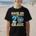 2nd Grade Back To School Baseball Drip Ice Cream Game On Graphic Kid T-Shirt 2nd Grade Back To School Baseball Drip Ice Cream Game On Graphic Kid T-Shirt