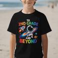 2nd Grade And Beyond Second Grade Astronaut Back To School Graphic Kid T-Shirt 2nd Grade And Beyond Second Grade Astronaut Back To School Graphic Kid T-Shirt
