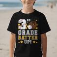 3rd Grade Batter Up Baseball First Day Back To School Graphic Kid T-Shirt 3rd Grade Batter Up Baseball First Day Back To School Graphic Kid T-Shirt