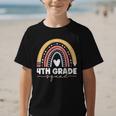 4th Grade Squad Rainbow Back To School Graphic Kid T-Shirt