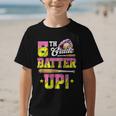 5th Grade Butter Up Softball Ice Cream Drip Back To School Graphic Kid T-Shirt