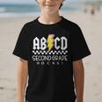 ABCD Second Grade Rocks First Day Of School Back To School Graphic Kid T-Shirt ABCD Second Grade Rocks First Day Of School Back To School Graphic Kid T-Shirt