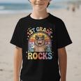 Back To School 1st Grade Capybara First Grade Rocks Graphic Kid T-Shirt Back To School 1st Grade Capybara First Grade Rocks Graphic Kid T-Shirt