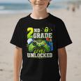 Back To School 2nd Second Grade Level Unlocked Gamer Kid Graphic Kid T-Shirt Back To School 2nd Second Grade Level Unlocked Gamer Kid Graphic Kid T-Shirt