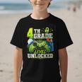 Back To School 4th Fourth Grade Level Unlocked Gamer Kid Graphic Kid T-Shirt Back To School 4th Fourth Grade Level Unlocked Gamer Kid Graphic Kid T-Shirt