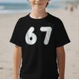 Back To School 67 Notebook Number For Class Year Graphic Kid T-Shirt