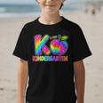 Back To School F Is For Kindergarten Rainbow Apple Kid Graphic Kid T-Shirt Back To School F Is For Kindergarten Rainbow Apple Kid Graphic Kid T-Shirt