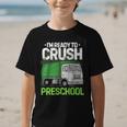 Back To School First Day Of Preschool Garbage Truck Boys Graphic Kid T-Shirt