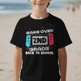 Back To School Game Over 2nd Grade Gamer Kids Boys Graphic Kid T-Shirt Back To School Game Over 2nd Grade Gamer Kids Boys Graphic Kid T-Shirt