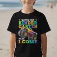 Back To School Kindergarten Here I Come For Boy Kid Truck Graphic Kid T-Shirt