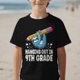 Back To School Ninth Grade Sloth Hanging Out In 9th Grade Graphic Kid T-Shirt Back To School Ninth Grade Sloth Hanging Out In 9th Grade Graphic Kid T-Shirt