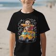 Back To School Sloth School Bus 100 Days Of School Graphic Kid T-Shirt