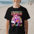 Back To School Unicorn Girls I'm Ready To Crush 1st Grade Graphic Kid T-Shirt Back To School Unicorn Girls I'm Ready To Crush 1st Grade Graphic Kid T-Shirt