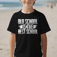 Back To School Vibes Old School Is The Best School Graphic Kid T-Shirt Back To School Vibes Old School Is The Best School Graphic Kid T-Shirt