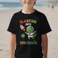 Blasting Into 3rd Grade Dinosaur Astronaut Back To School Graphic Kid T-Shirt Blasting Into 3rd Grade Dinosaur Astronaut Back To School Graphic Kid T-Shirt