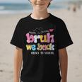 Bruh We Back Back To School First Day Back To School Graphic Kid T-Shirt