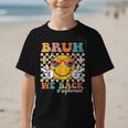Bruh We Back Sophomore Retro Back To School Boys Girls Kids Graphic Kid T-Shirt Bruh We Back Sophomore Retro Back To School Boys Girls Kids Graphic Kid T-Shirt