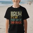 Bruh Its My First Day Of 3rd Grade Back To School Boys Kids Graphic Kid T-Shirt Bruh Its My First Day Of 3rd Grade Back To School Boys Kids Graphic Kid T-Shirt