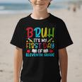 Bruh It's My First Day Of Junior Back To School Graphic Kid T-Shirt Bruh It's My First Day Of Junior Back To School Graphic Kid T-Shirt