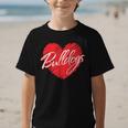 Bulldogs Heart Back To School Spirit R Graphic Kid T-Shirt Bulldogs Heart Back To School Spirit R Graphic Kid T-Shirt
