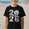 Class Of 2026 Volleyball Senior 2026 Back To School Graphic Kid T-Shirt