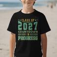 Class Of 2027 Countdown In Progress Fun Back To School Retro Graphic Kid T-Shirt Class Of 2027 Countdown In Progress Fun Back To School Retro Graphic Kid T-Shirt
