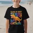 Crush 1st Grade Dinosaur Back To School Class Of 2037 Boy Graphic Kid T-Shirt
