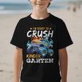 Crush Kindergarten Monster Truck Back To School Boys Graphic Kid T-Shirt