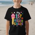Cute My 1st Day Of Third Grade Pencil Back To School Girls Graphic Kid T-Shirt Cute My 1st Day Of Third Grade Pencil Back To School Girls Graphic Kid T-Shirt