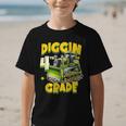 Diggin 4th Grade Bulldozer Back To School Graphic Kid T-Shirt Diggin 4th Grade Bulldozer Back To School Graphic Kid T-Shirt