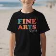 Fine Arts Squad Boho Cute Back To School Fine Arts Graphic Kid T-Shirt Fine Arts Squad Boho Cute Back To School Fine Arts Graphic Kid T-Shirt