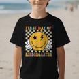 First Day Of Kindergarten Retro Back To School Girls Kids Graphic Kid T-Shirt First Day Of Kindergarten Retro Back To School Girls Kids Graphic Kid T-Shirt