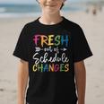 Fresh Out Of Schedule Changes Counselor Back To School Graphic Kid T-Shirt Fresh Out Of Schedule Changes Counselor Back To School Graphic Kid T-Shirt