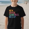 Gen Z Back To School New Grade Same Rizz No Cap Graphic Kid T-Shirt