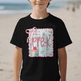 Girls Pre-K Coquette Bow Pink Preppy Back To School Graphic Kid T-Shirt Girls Pre-K Coquette Bow Pink Preppy Back To School Graphic Kid T-Shirt