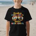 Goodbye Middle School Hello High School Back To School Graphic Kid T-Shirt