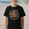 Groovy Student Advocate Appreciation Back To School Graphic Kid T-Shirt Groovy Student Advocate Appreciation Back To School Graphic Kid T-Shirt