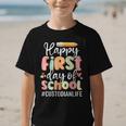 Happy First Day Of School Custodian Life Back To School Graphic Kid T-Shirt Happy First Day Of School Custodian Life Back To School Graphic Kid T-Shirt