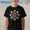 Happy To See Your Face Colorful Ball Back To School Graphic Kid T-Shirt Happy To See Your Face Colorful Ball Back To School Graphic Kid T-Shirt