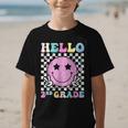 Hello 2nd Grade Groovy Back To School Second Grade Girls Kid Graphic Kid T-Shirt Hello 2nd Grade Groovy Back To School Second Grade Girls Kid Graphic Kid T-Shirt