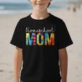 Homeschool Mom Tie Dye Back To School Day For Women For Work Graphic Kid T-Shirt Homeschool Mom Tie Dye Back To School Day For Women For Work Graphic Kid T-Shirt