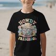 Howdy Preschool Cowgirl Country Western Pre-K Back To School Graphic Kid T-Shirt Howdy Preschool Cowgirl Country Western Pre-K Back To School Graphic Kid T-Shirt