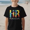 HR Director For Work Tie Dye Back To School Appreciation Day Graphic Kid T-Shirt