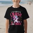 I'm Ready To Crush 2nd Grade Dabbing Unicorn Back To School Graphic Kid T-Shirt I'm Ready To Crush 2nd Grade Dabbing Unicorn Back To School Graphic Kid T-Shirt