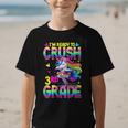 I'm Ready To Crush 3rd Grade Back To School Dancing Unicorn Graphic Kid T-Shirt I'm Ready To Crush 3rd Grade Back To School Dancing Unicorn Graphic Kid T-Shirt